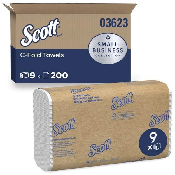 Scott C-Fold Paper Towels, 1 Ply 03623